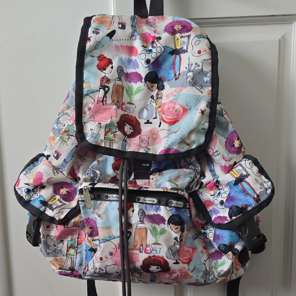 Lesportsac Kids Bag with Colorful Artistic Design